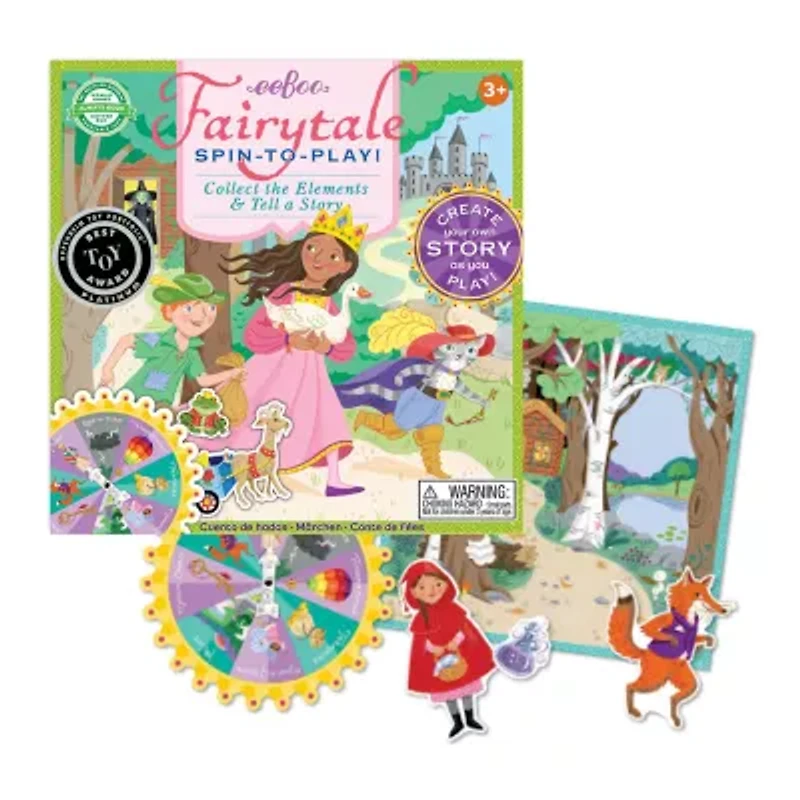 Eeboo Fairytale Spin To Play Game Ages 3+ 32-pc. Puzzle