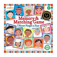 Eeboo I Never Forget A Face Memory And Matching Game 48-pc. Puzzle