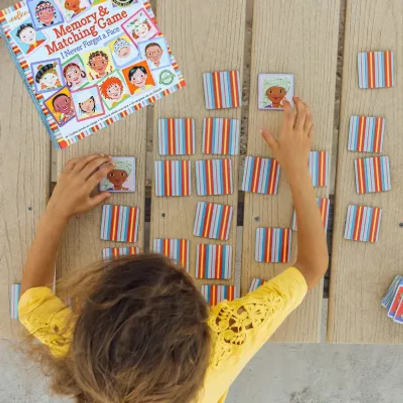 Eeboo I Never Forget A Face Memory And Matching Game 48-pc. Puzzle