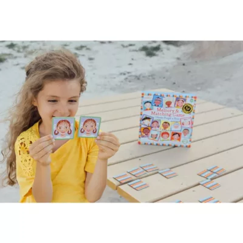 Eeboo I Never Forget A Face Memory And Matching Game 48-pc. Puzzle