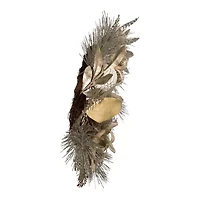 Kurt Adler Gold And Champagne Rattan Wreath