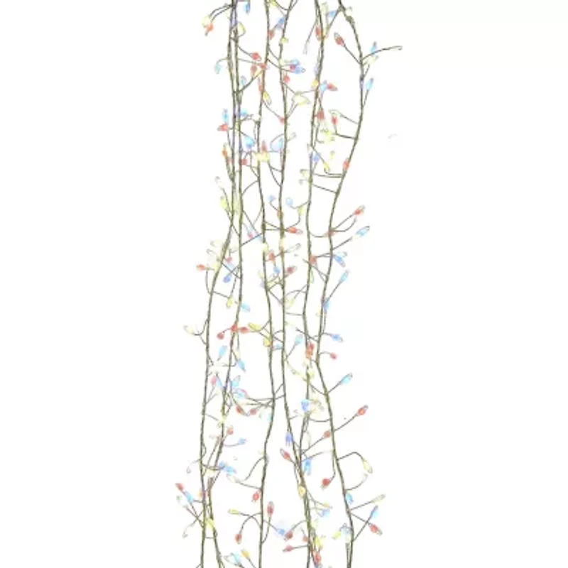 Kurt Adler 300-Light Multicolored Superbright LED Cluster Light Set