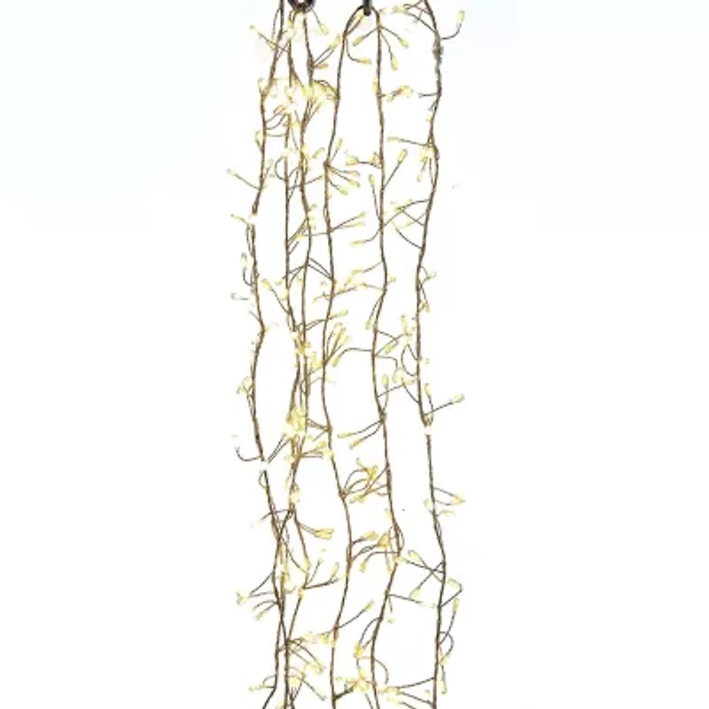Kurt Adler 300-Warm White Superbright Twinkle LED Cluster Light Set