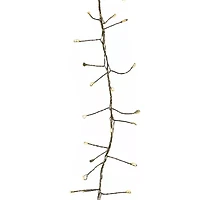 Kurt Adler 24-Foot 720-Light Warm White Twinkle LED Fairy Cluster Garland