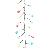 Kurt Adler 100-Light 8-Foot Multicolored LED Bead Cluster Garland