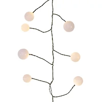 Kurt Adler 100-Light 8-Foot Warm White LED Bead Cluster Garland