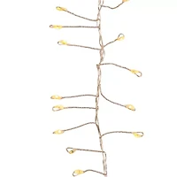 Kurt Adler 240-Light Fairy Cluster Garland with Cool White LED Twinkle Lights
