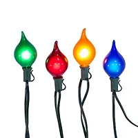 Kurt Adler UL 10-Light G45 Multicolor Teardrop Light Set