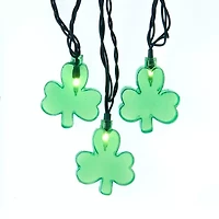 Kurt Adler UL 10-Light Shamrock Light Set