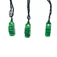 Kurt Adler UL 10-Light Shamrock Light Set