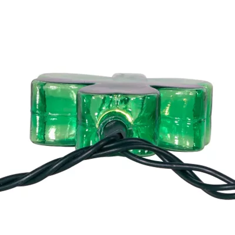 Kurt Adler UL 10-Light Shamrock Light Set