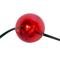 Kurt Adler UL 10-Light Red and White Giant C7 Light Set