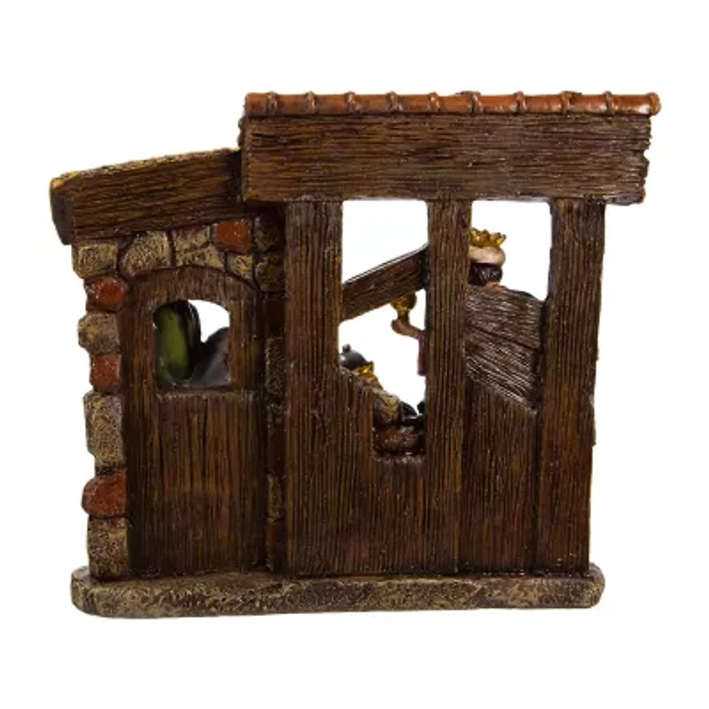 Kurt Adler 10-Inch Resin Nativity Scene Table Piece