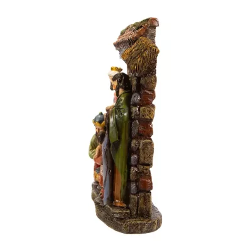 Kurt Adler 10-Inch Resin Nativity Scene Table Piece