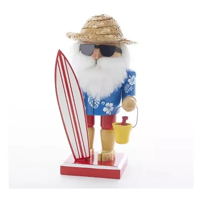 Kurt Adler 8-Inch Surfer Santa Nutcracker