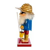 Kurt Adler 8-Inch Surfer Santa Nutcracker