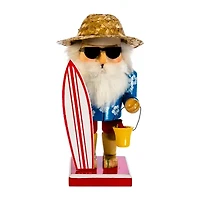 Kurt Adler 8-Inch Surfer Santa Nutcracker