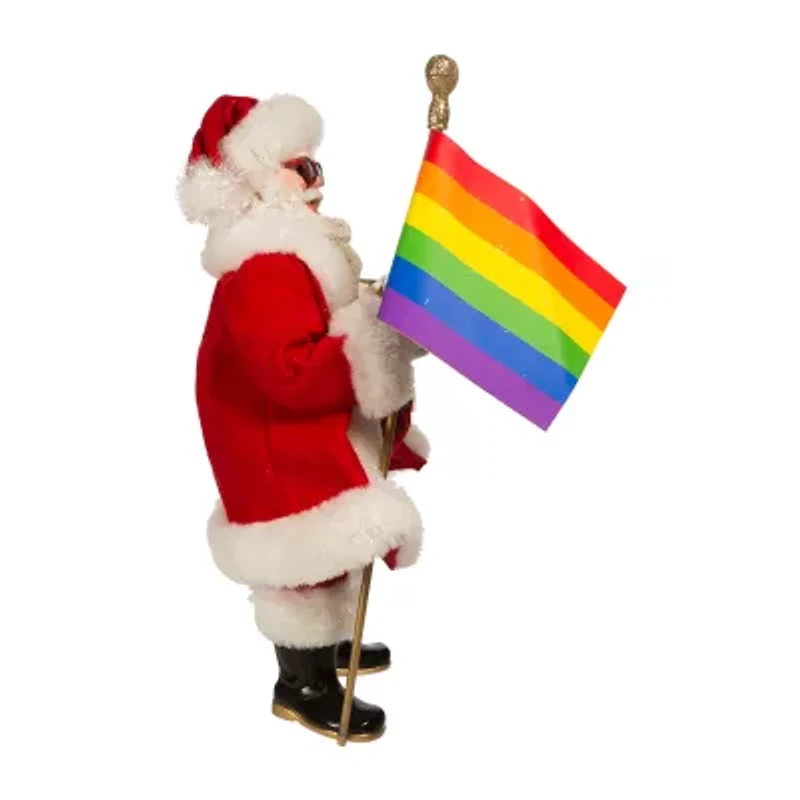 Kurt Adler 10-Inch Fabriché Pride Santa