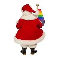 Kurt Adler 10-Inch Fabriché Pride Santa