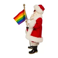 Kurt Adler 10-Inch Fabriché Pride Santa