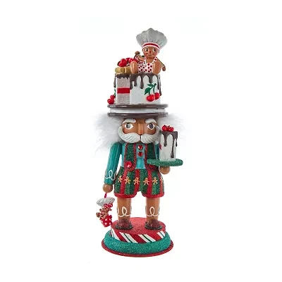 Kurt Adler 15-Inch Hollywood Nutcracker with Gingerbread Baker Hat