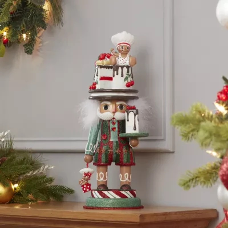 Kurt Adler 15-Inch Hollywood Nutcracker with Gingerbread Baker Hat