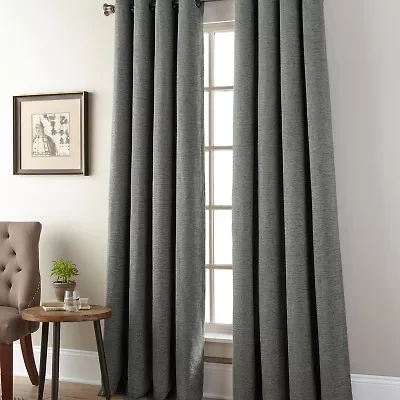 Stratford Park Mayra Grommet Top Blackout Single Curtain Panel