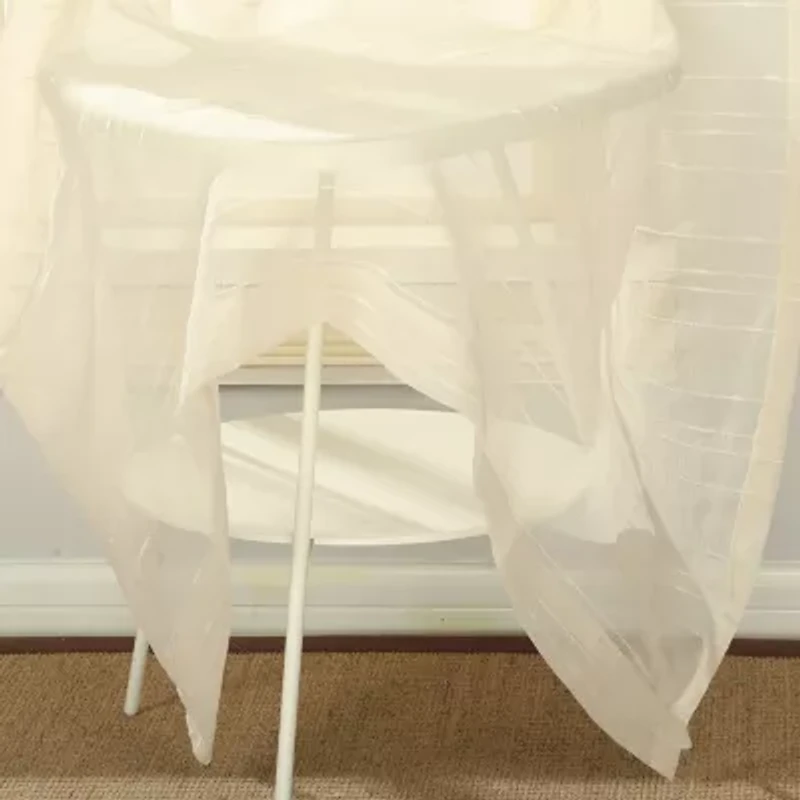 Stratford Park Jenna Rod Pocket Sheer Set of 2 Curtain Panel