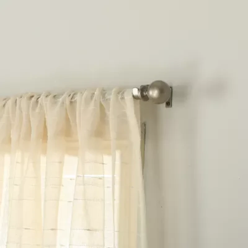 Stratford Park Jenna Rod Pocket Sheer Set of 2 Curtain Panel