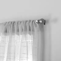 Stratford Park Jenna Rod Pocket Sheer Set of 2 Curtain Panel