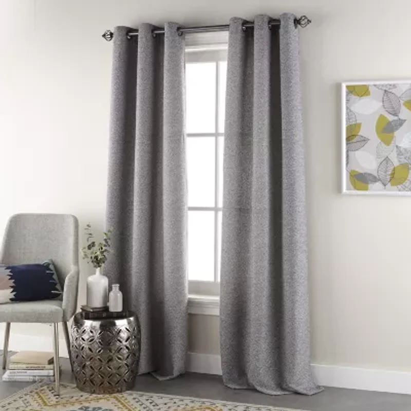 Stratford Park Jessica Grommet Top Blackout Set of 2 Curtain Panel