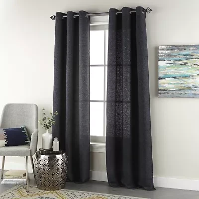 Stratford Park Jessica Grommet Top Blackout Set of 2 Curtain Panel
