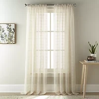 Stratford Park Karina Rod Pocket Sheer Set of 2 Curtain Panel