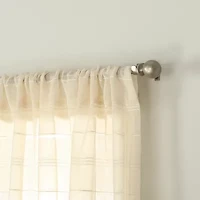 Stratford Park Karina Rod Pocket Sheer Set of 2 Curtain Panel