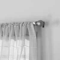 Stratford Park Karina Rod Pocket Sheer Set of 2 Curtain Panel