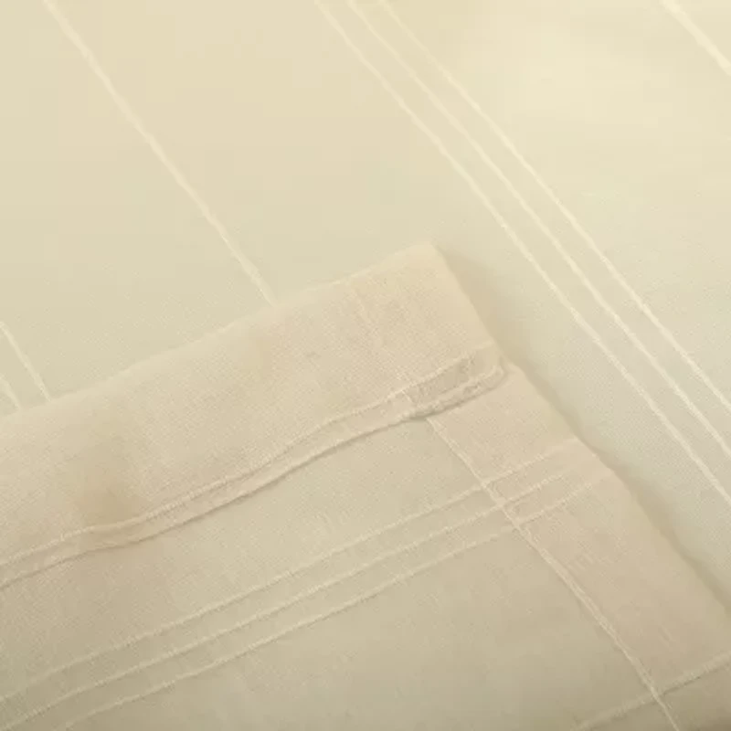 Stratford Park Karina Rod Pocket Sheer Set of 2 Curtain Panel