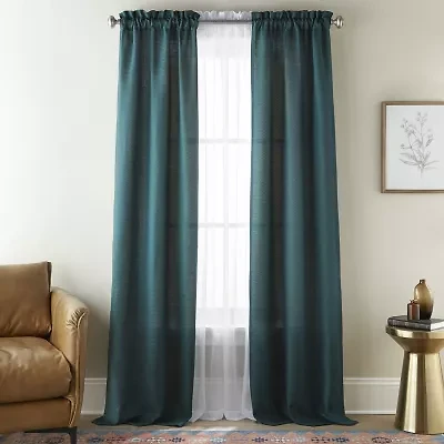 Stratford Park Erin Rod Pocket Light-Filtering Set of 4 Curtain Panel