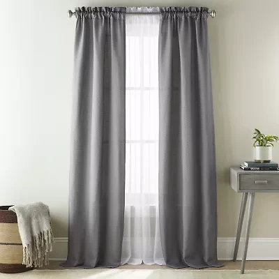 Stratford Park Erin Rod Pocket Light-Filtering Set of 4 Curtain Panel