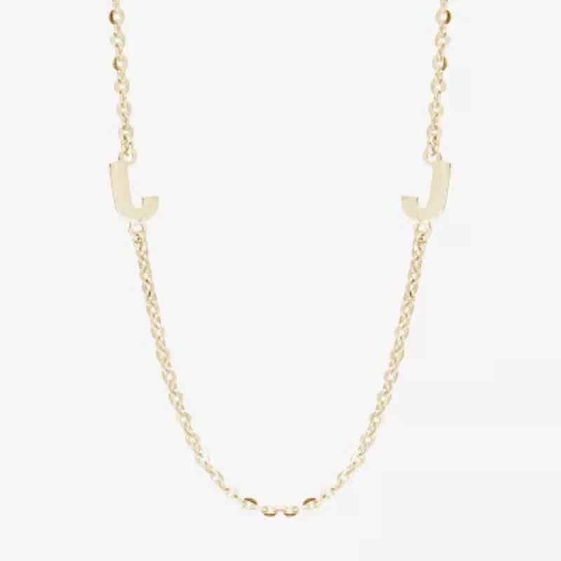 Womens 14K Gold Over Silver 16 Inch Cable Chain Necklace