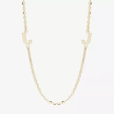 Womens 14K Gold Over Silver 16 Inch Cable Chain Necklace