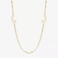 Womens 14K Gold Over Silver 16 Inch Cable Chain Necklace