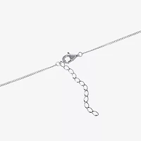 Womens Sterling Silver 18 1/2 Inch Name Necklace