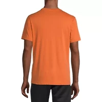 Reebok Mens Crew Neck Short Sleeve Regular Fit Graphic T-Shirt