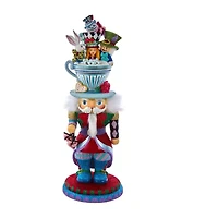 Kurt Adler 18-Inch Hollywood Alice Teacup Hat Nutcracker