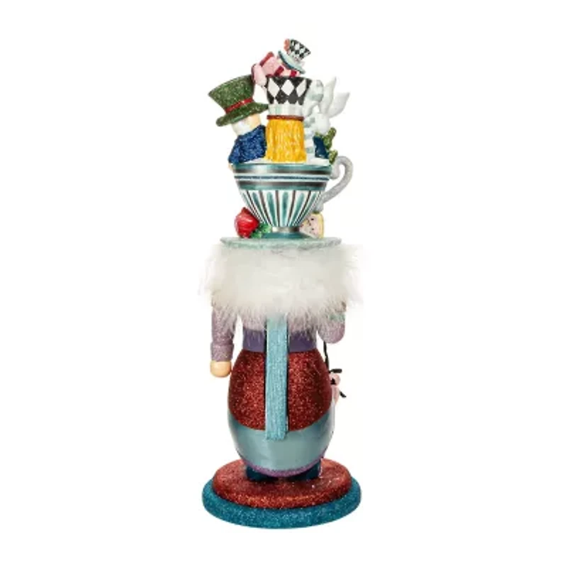 Kurt Adler 18-Inch Hollywood Alice Teacup Hat Nutcracker