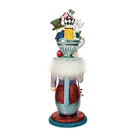 Kurt Adler 18-Inch Hollywood Alice Teacup Hat Nutcracker