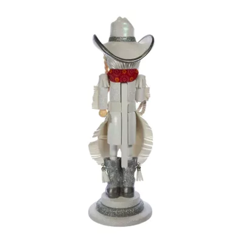 Kurt Adler 18-Inch Hollywood Rhinestone Cowgirl Nutcracker