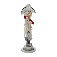 Kurt Adler 18-Inch Hollywood Rhinestone Cowgirl Nutcracker