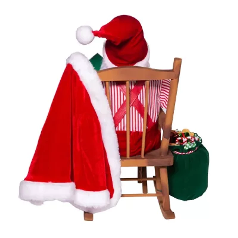 Kurt Adler 16-Inch Kringle Klaus Sitting in Chair