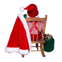 Kurt Adler 16-Inch Kringle Klaus Sitting in Chair